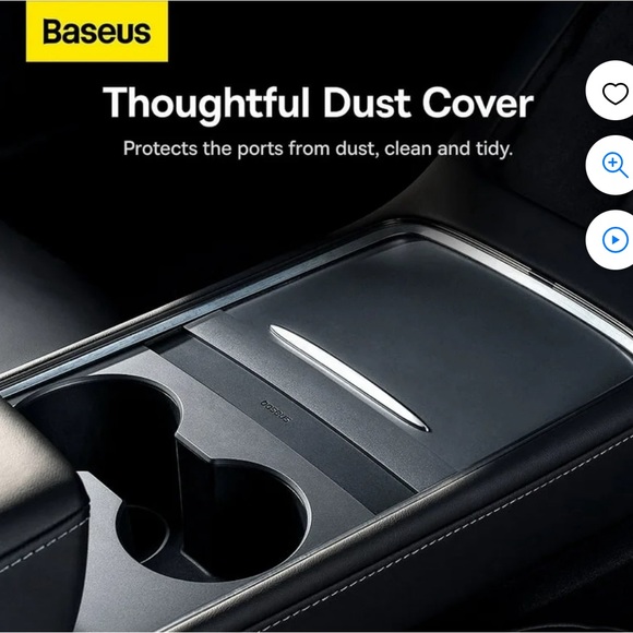 Baseus T-Space Series Car HUB for Tesla Docking Station PD 45W Fast Charger - Picture 9 of 9